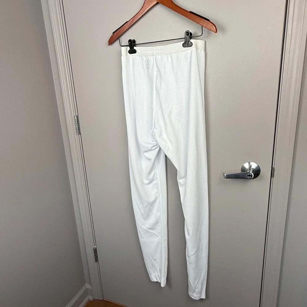 Columbia Sportswear Omni-Dry Thermal Pants Men's XL White Base‎ Layer Long Johns